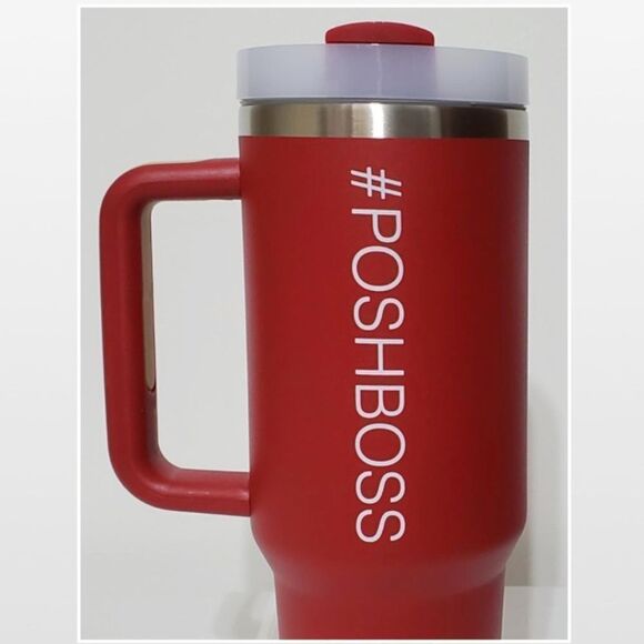 New Red POSHBOSS Adventure Quencher Stanley-like Tumbler - Picture 6 of 14